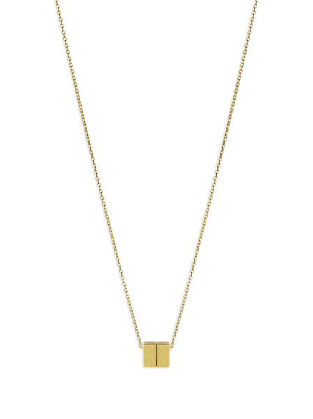  Shihara 18kt Yellow Gold Cube 01 Necklace 