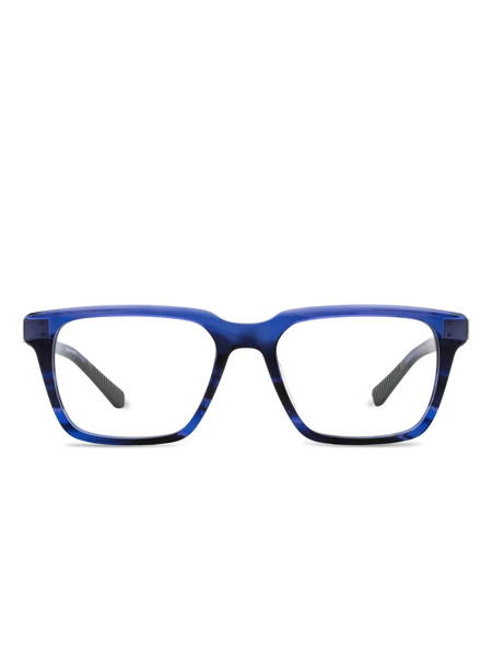  Shinola Flexon Rectangular-frame Glasses - Blue 