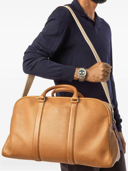  Shinola Large Runwell Duffle Leather Bag - Neutrals 