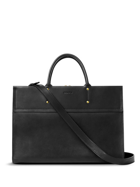  Shinola Leather Laptop Bag - Black 
