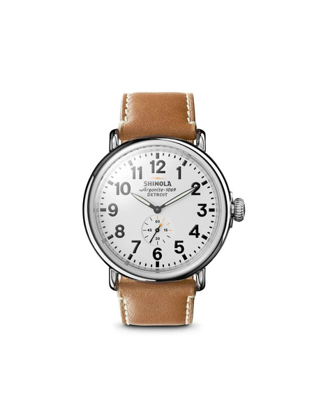  Shinola Runwell Sub Second 47mm Watch - White 