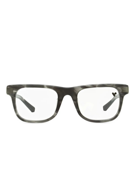  Shinola Thunderbolt Rectangle-frame Glasses - Brown 