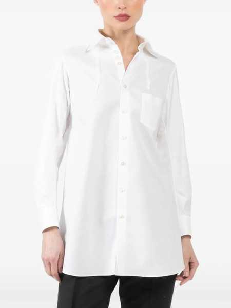  Shiro Sakai Classic Long Shirt - White 