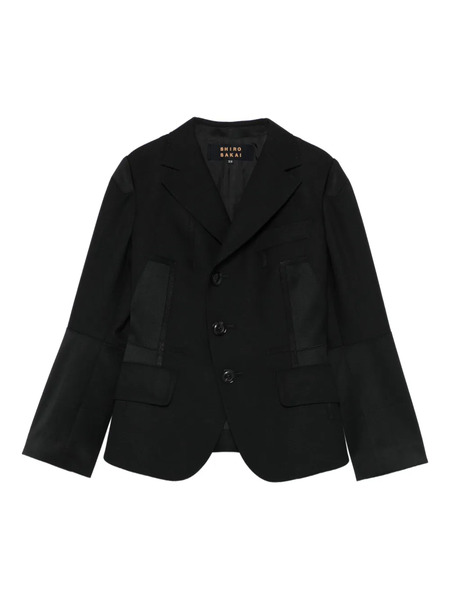  Shiro Sakai Panelled Jacket - Black 