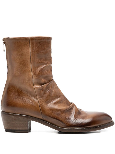  Shoto 45mm Zip-fastening Boots - Brown 