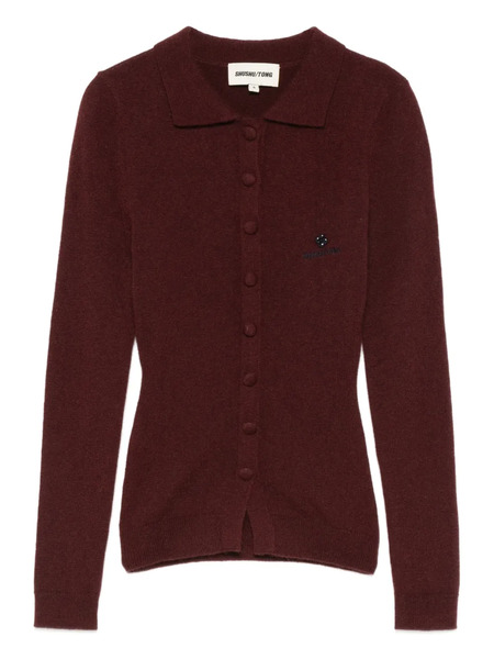  Shushu/tong Button-up Knit Cardigan - Red 