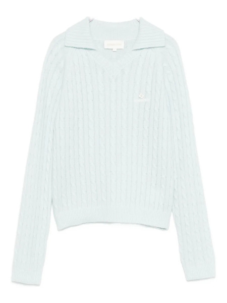  Shushu/tong Cable-knit Top - Blue 