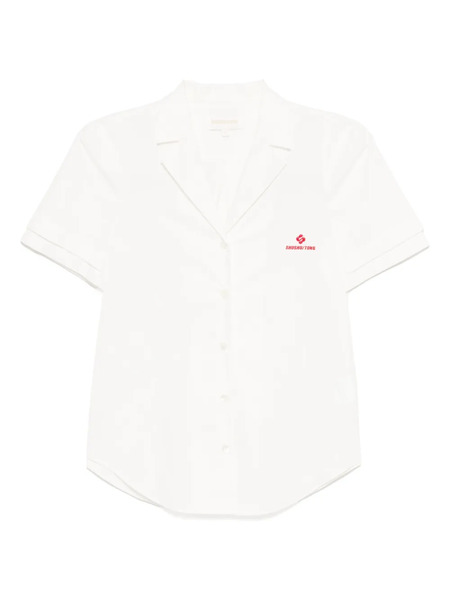 Shushu/tong Logo-embroidered Shirt - White 