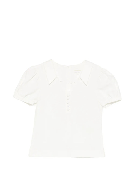 Shushu/tong Puff-sleeve Blouse - White 