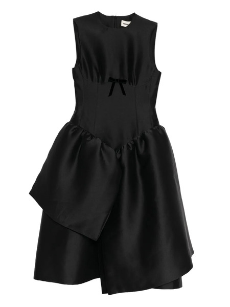  Shushu/tong Smocked-panel Dress - Black 