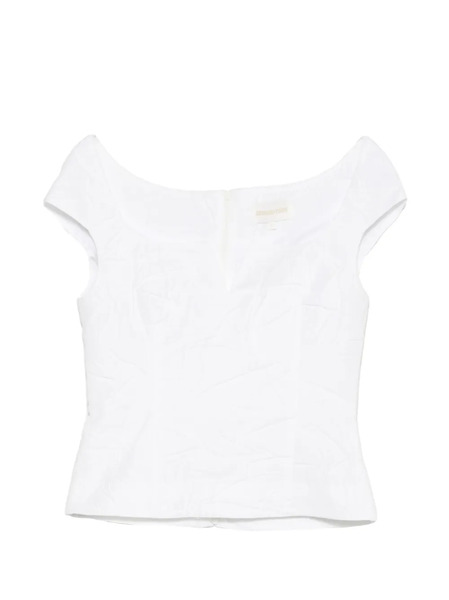  Shushu/tong V-neck Top - White 