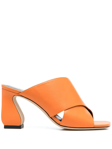  Si Rossi Leather Sandals - Orange 