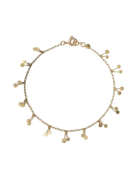  Sia Taylor 18kt Yellow Gold Double Dots Bracelet 