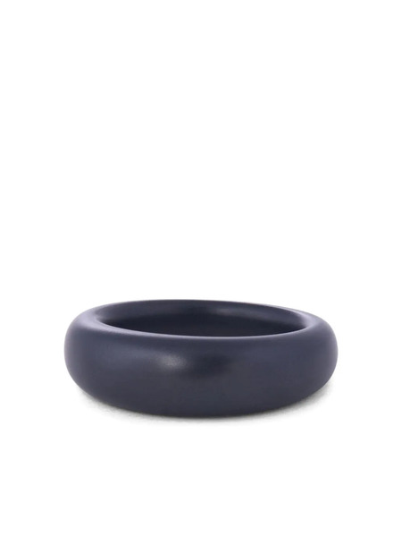  Sidney Garber Dome Titanium Ring - Blue 