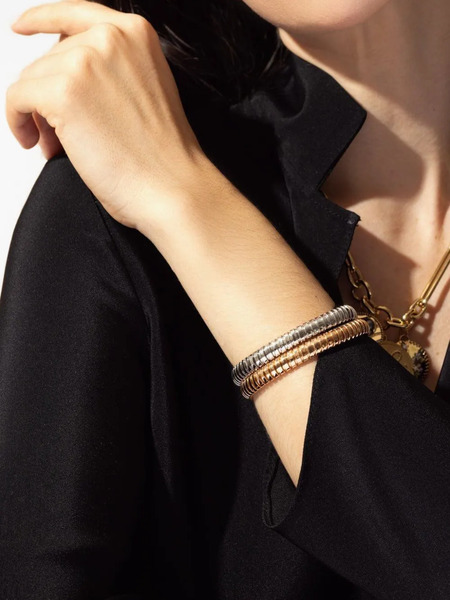  Sidney Garber 18k Rose Gold Rolling Bracelet - Pink 
