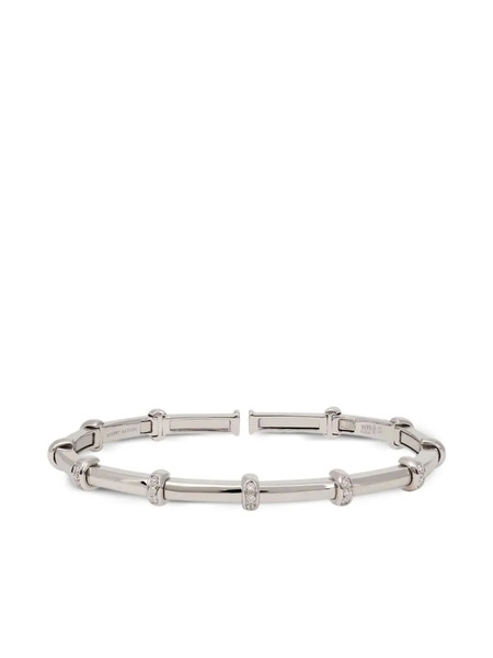  Sidney Garber 18k White Gold Carly Diamond Bracelet 