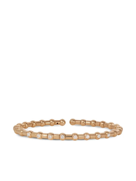  Sidney Garber 18k Yellow Gold Holly Diamond Bracelet 