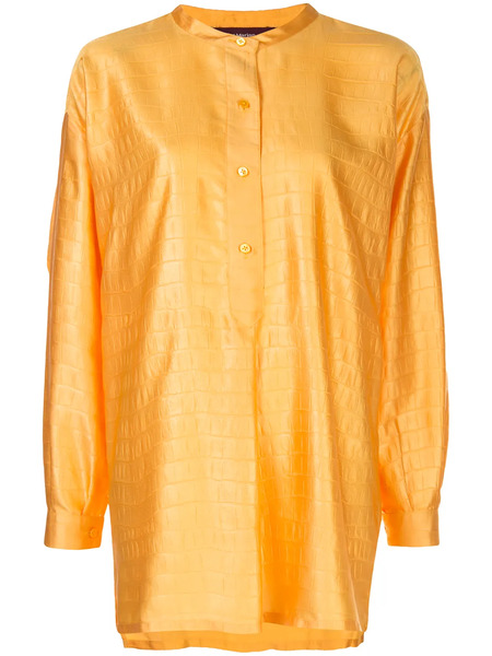  Sies Marjan Textured Satin Shirt - Orange 