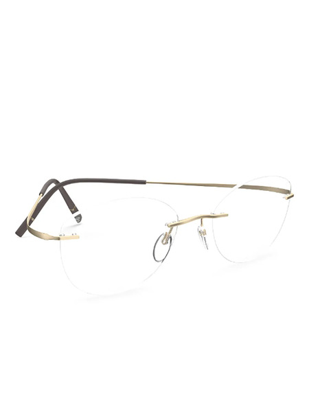  Silhouette Minimal Art Glasses - Gold 
