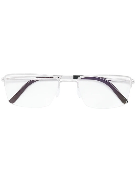  Silhouette Square Shaped Glasses - Metallic 