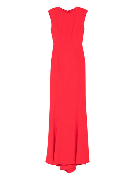  Silk Love & Lace Paloma Sleeveless Maxi Dress - Red 