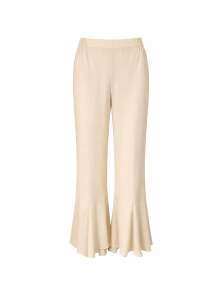  Silk95five Elasticated Flared Trousers - Neutrals 