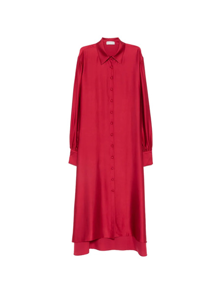  Silkylicious Nigora Shirt Dress - Red 