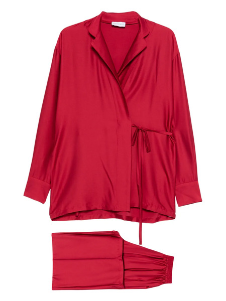 Silkylicious Silk Pyjama Set - Red 