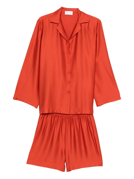  Silkylicious Silk Shorts Set - Orange 