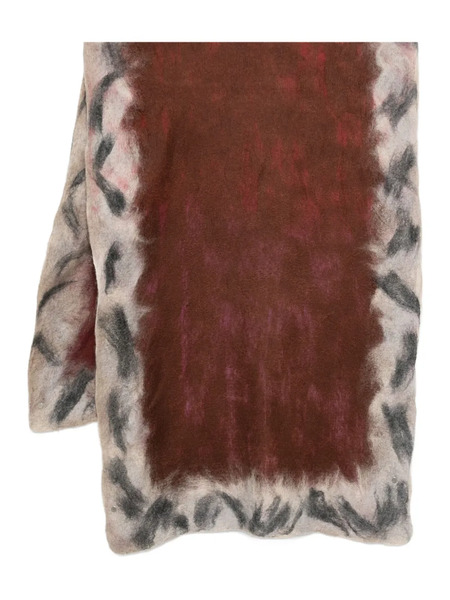 Silvana Jagged-edge Scarf - Red 