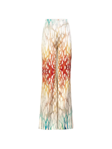  Silvia Tcherassi Andie Printed Trousers - Neutrals 