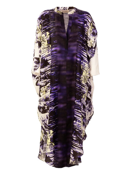  Silvia Tcherassi Ilse Printed Midi Dress - Purple 