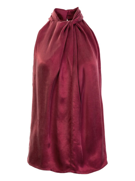  Silvia Tcherassi Shela Knotted Blouse - Red 