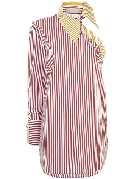  Silvia Tcherassi Striped Asymmetric Shirt - Multicolour 