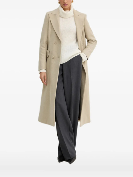  Silvian Heach Double-breasted Coat - Neutrals 