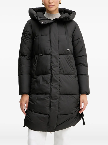  Silvian Heach Hooded Padded Coat - Black 