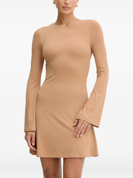  Silvian Heach Long-sleeve Mini Dress - Neutrals 