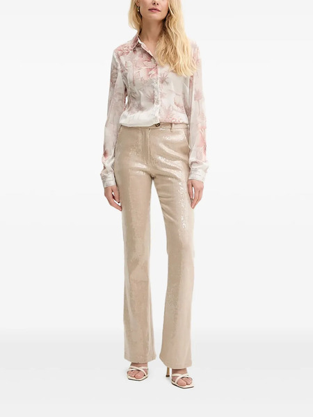  Silvian Heach Sequin-embellished Trousers - Neutrals 