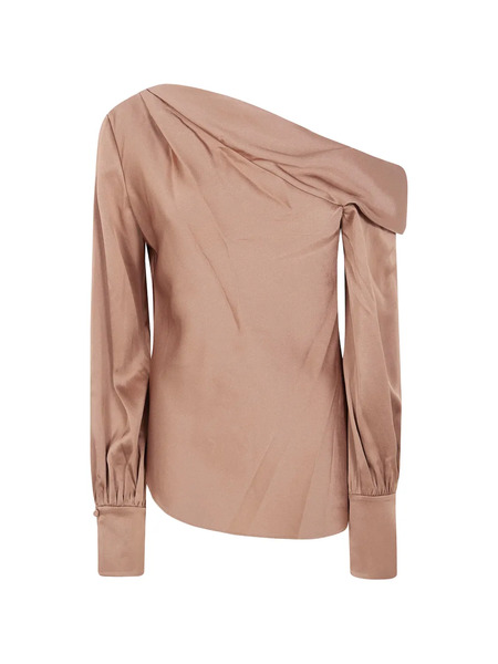  Simkhai Draped One-shoulder Top - Pink 