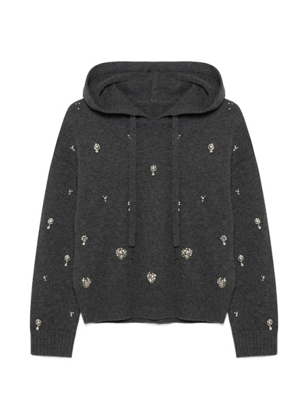  Simkhai Embellished Hoodie - Grey 