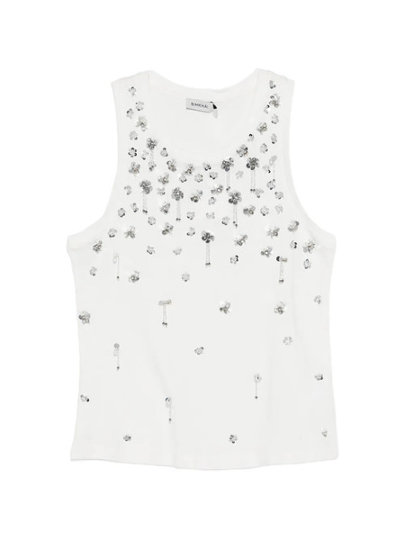 Simkhai Embellishment Tank Top - White 