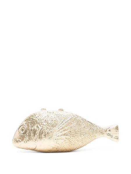  Simkhai Fish-shape Clutch Bag - Gold 