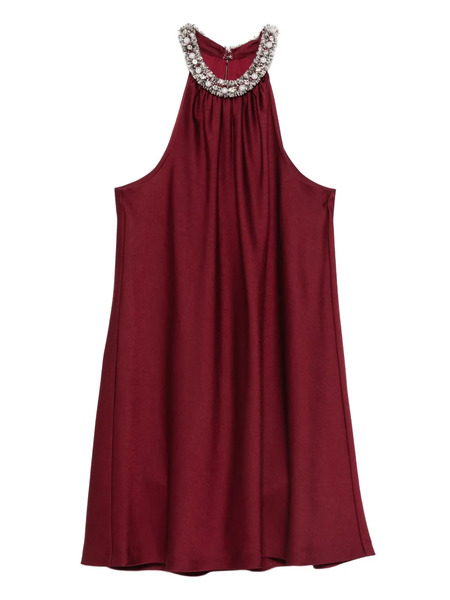  Simkhai Hadleigh Embellished-detail Mini Dress - Red 