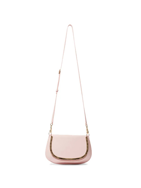  Simkhai Logan Leather Crossbody - Pink 