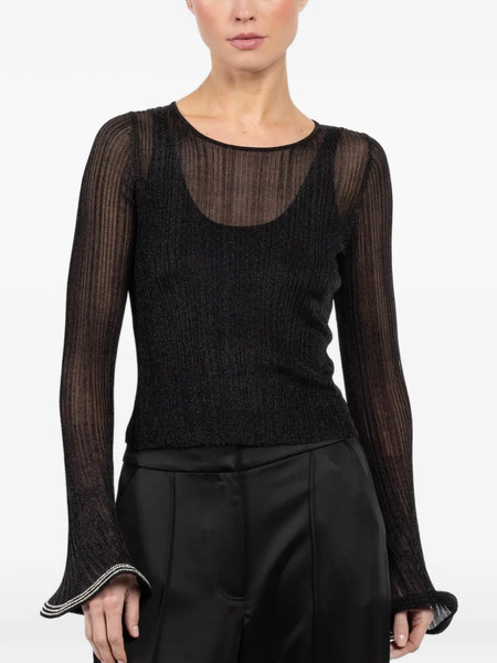  Simkhai Maebry Long-sleeve Blouse - Black 