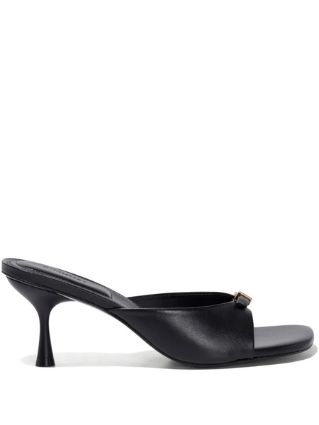  Simkhai 65mm Carey Chain-detail Leather Sandals - Black 