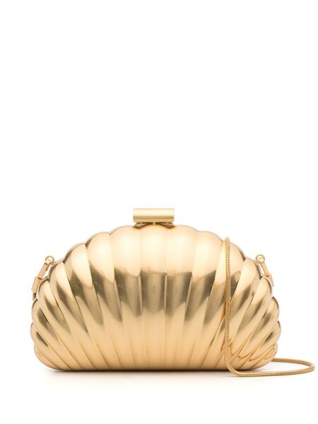  Simkhai Monet Shell-motif Clutch Bag - Gold 