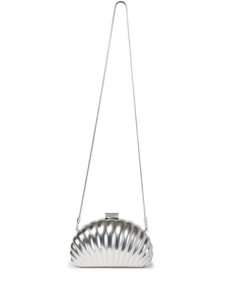  Simkhai Monet Shell-motif Clutch Bag - Silver 