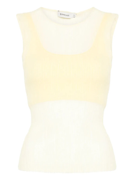 Simkhai Oakley Top - Yellow 