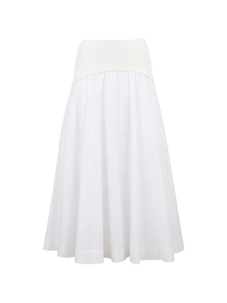  Simkhai Ovie Midi Skirt - White 